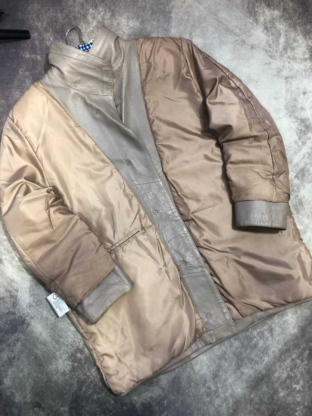 Leather Jacket × Racing × Streetwear Vintage Marl… - image 4
