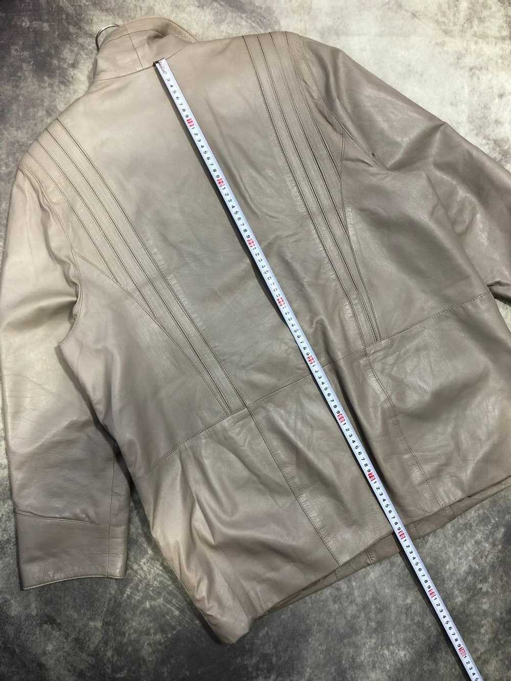 Leather Jacket × Racing × Streetwear Vintage Marl… - image 7