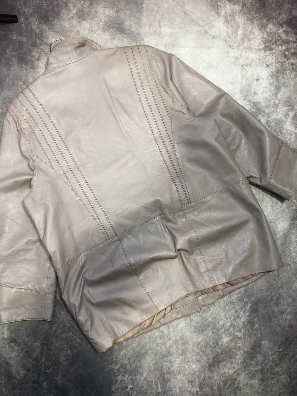 Leather Jacket × Racing × Streetwear Vintage Marl… - image 9