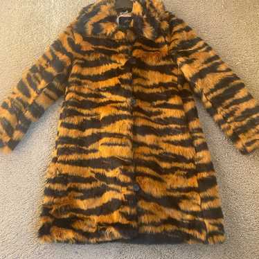 J -Crew Tiger print coat