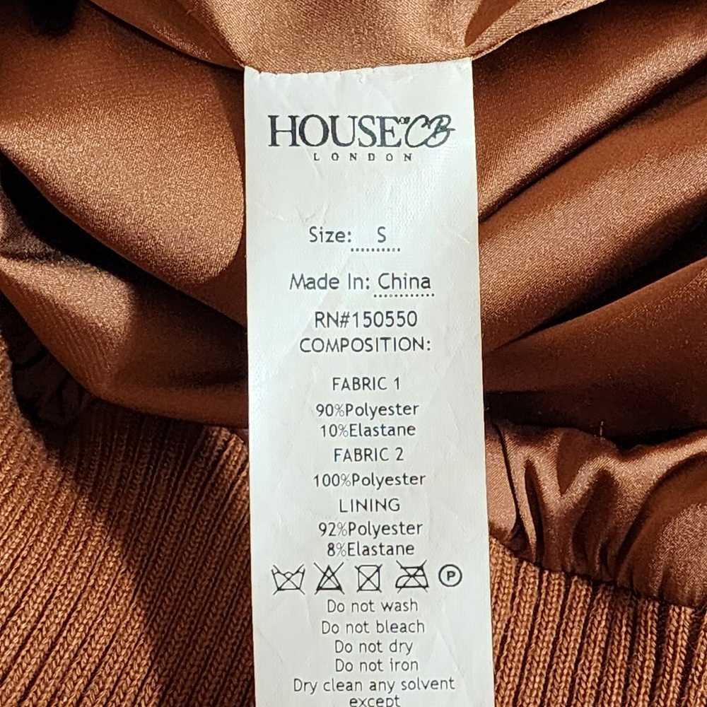House of CB Tan Suedette Bomber Jacket - image 8
