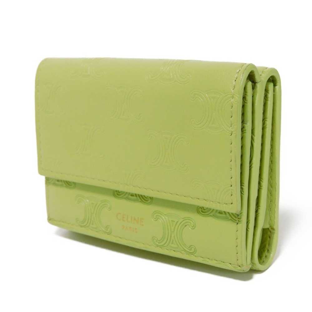 Celine CELINE Tri-fold Wallet Folded Compact Maca… - image 2