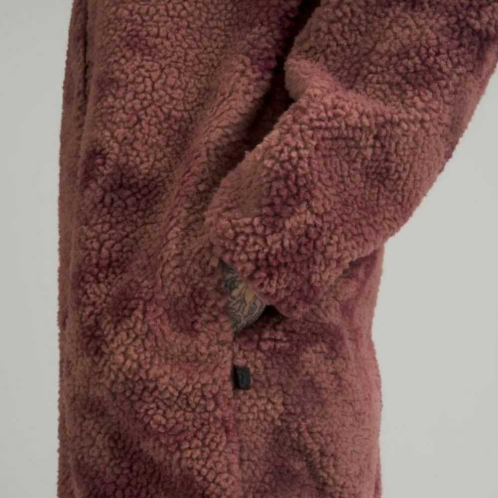 Lululemon Mauve Textured Fleece Coat Jacket - image 5