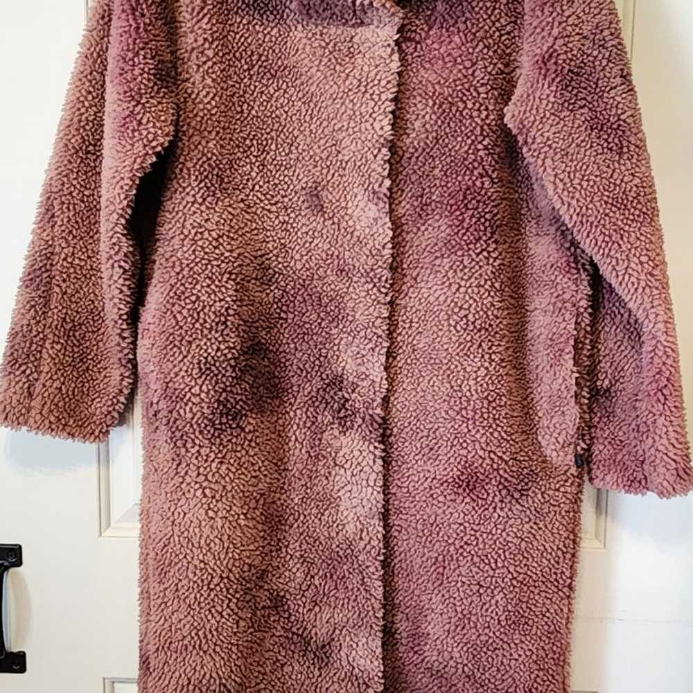 Lululemon Mauve Textured Fleece Coat Jacket - image 7