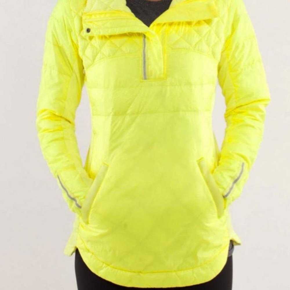 Lululemon what the fluff pullover yellow size 8 j… - image 1