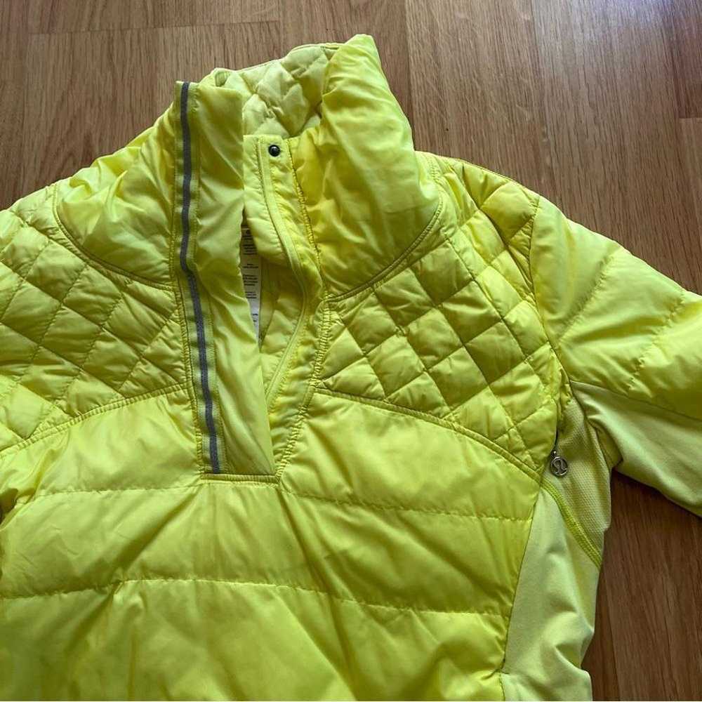 Lululemon what the fluff pullover yellow size 8 j… - image 7