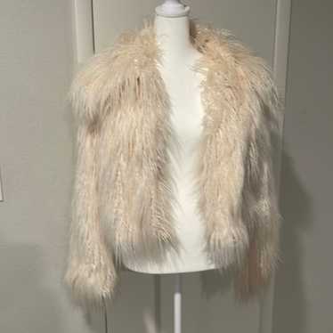 Shaggy fur coat