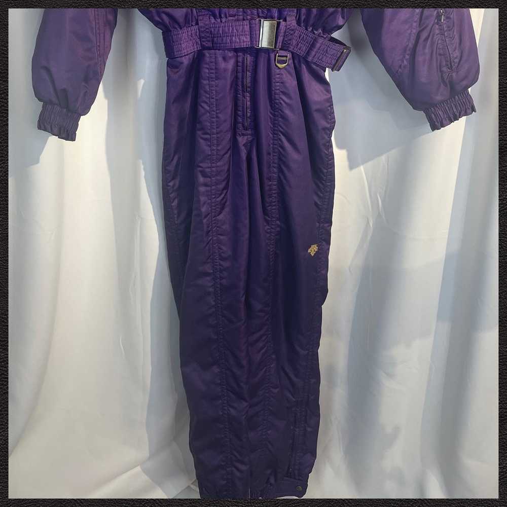 Vintage 90’s Descente Purple One Piece Ski Suit -… - image 3