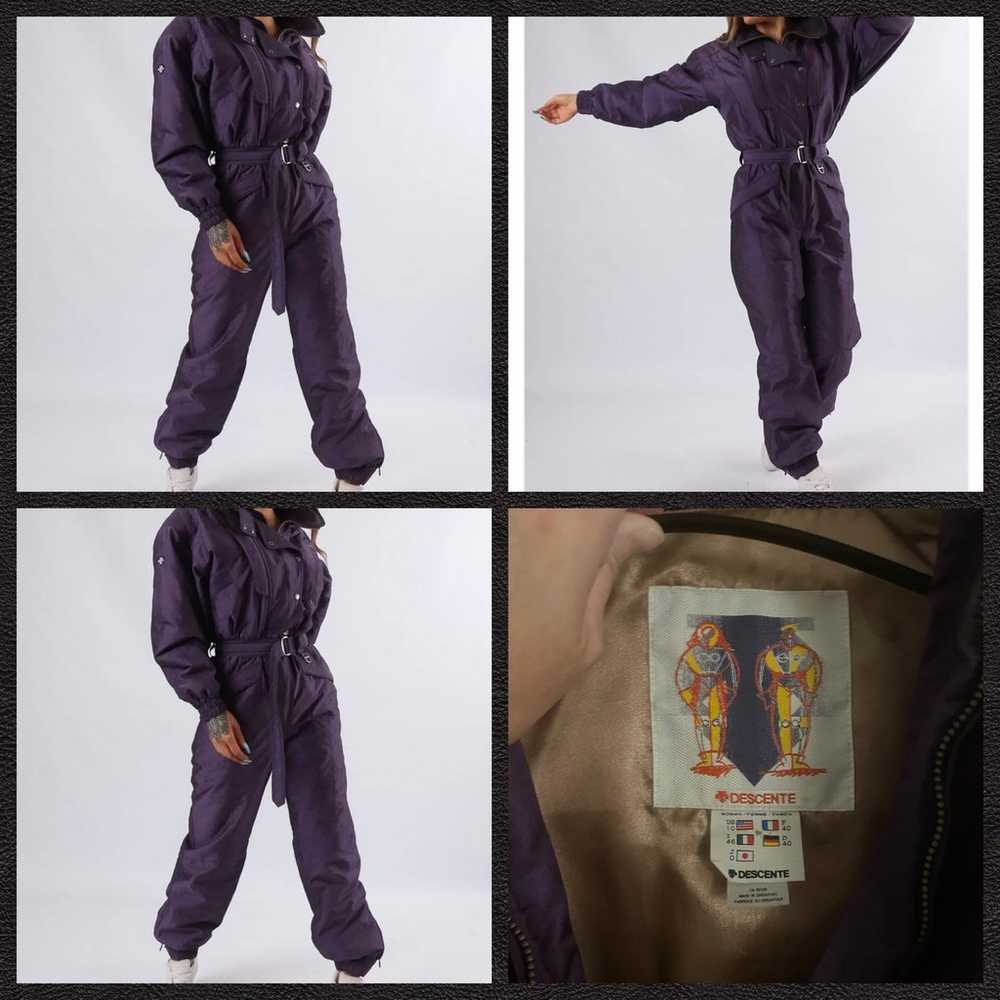 Vintage 90’s Descente Purple One Piece Ski Suit -… - image 7