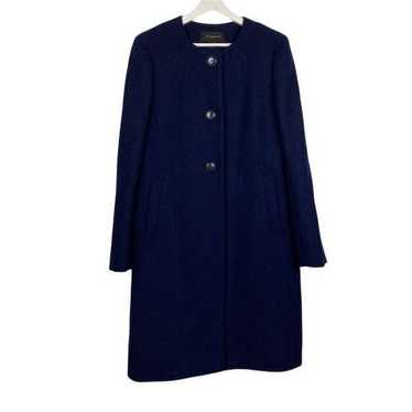 Ann Taylor Wool Deep Blue Coat