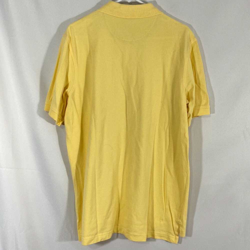 Vintage Lands’ End Mens Yellow Cotton Traditional… - image 2