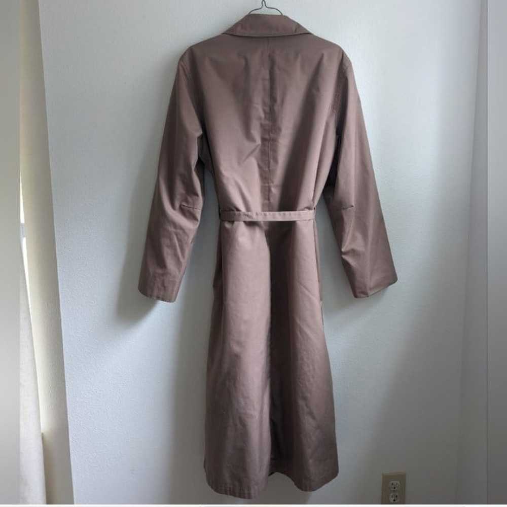 London Fog Vintage Taupe Brown Lined Trench Coat … - image 3