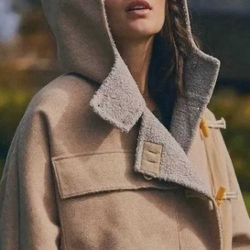 Free People We The Free Slouchy Hooded Duffle Jac… - image 2