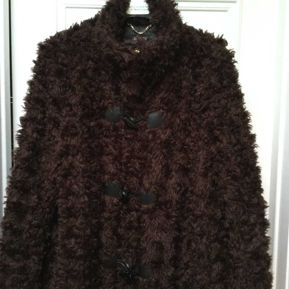 JCrew faux fur coat - image 1