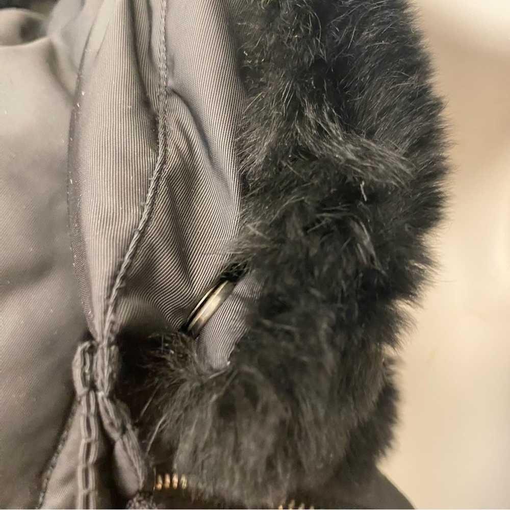 Andrew Marc Rabbit Fur Detail Coat sz XS - image 10
