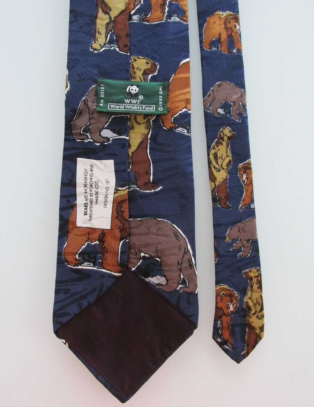 Other World Wildlife Fund Early Men's Silk Tie - image 3