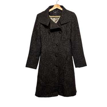 TED BAKER LONDON Jacquard Trench Coat Brown