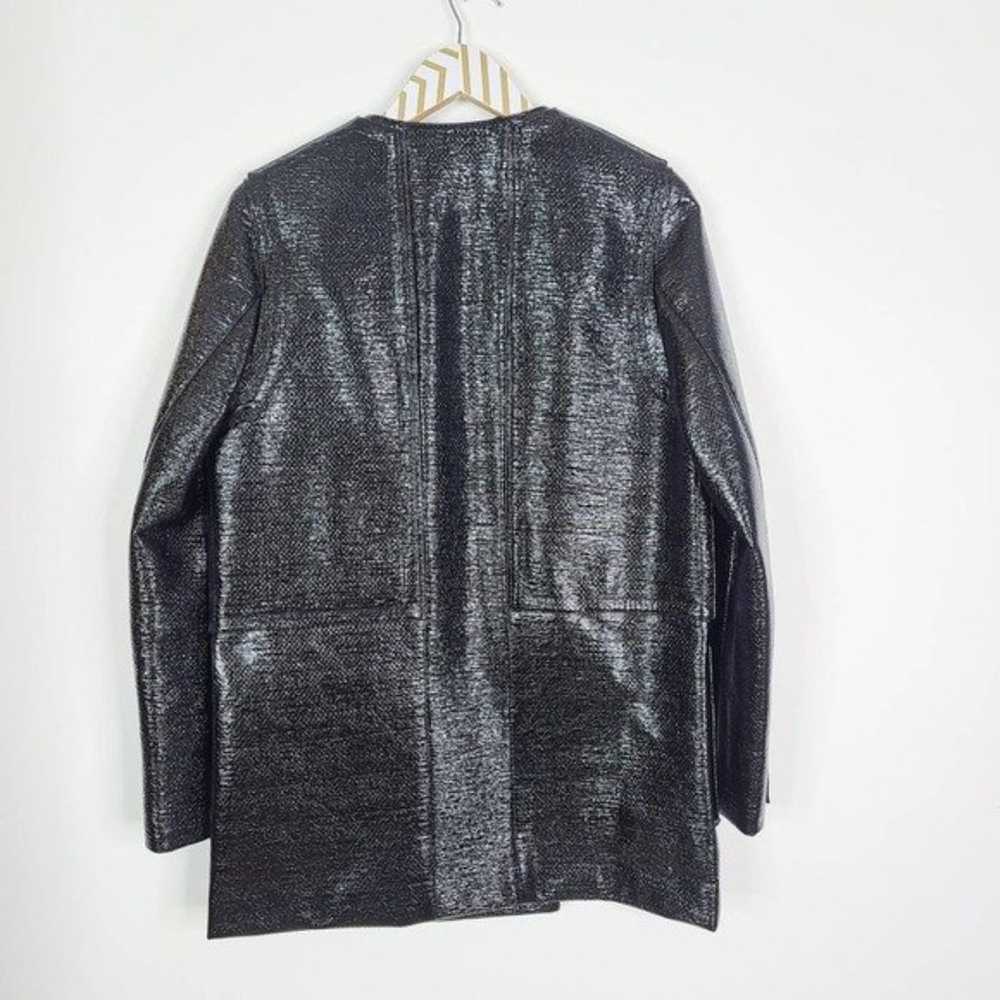 ROBERT RODRIGUEZ Wool Blend Shimmer Moto Jacket S… - image 2