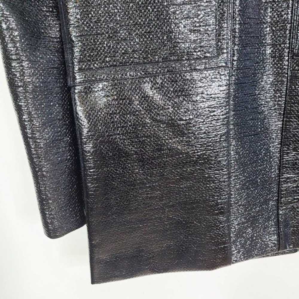 ROBERT RODRIGUEZ Wool Blend Shimmer Moto Jacket S… - image 8