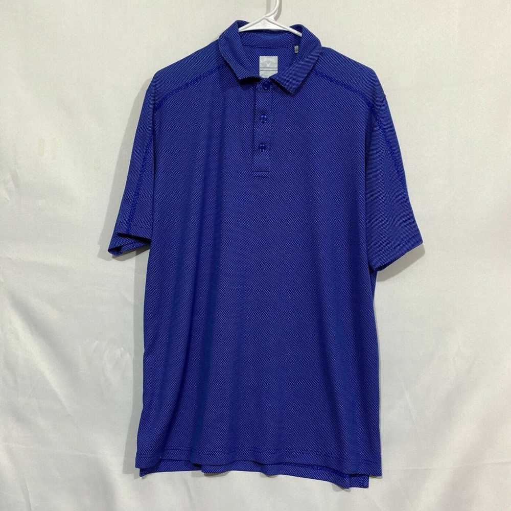 Callaway Callaway Opti Dri Mens Blue Collared Sho… - image 1