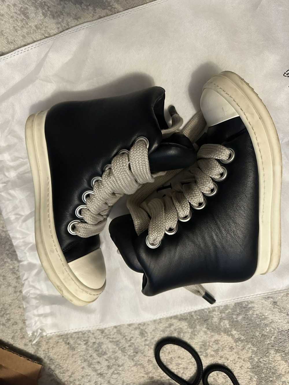 Rick Owens Rick Owens Jumbo Lace Padded Ramones - image 6