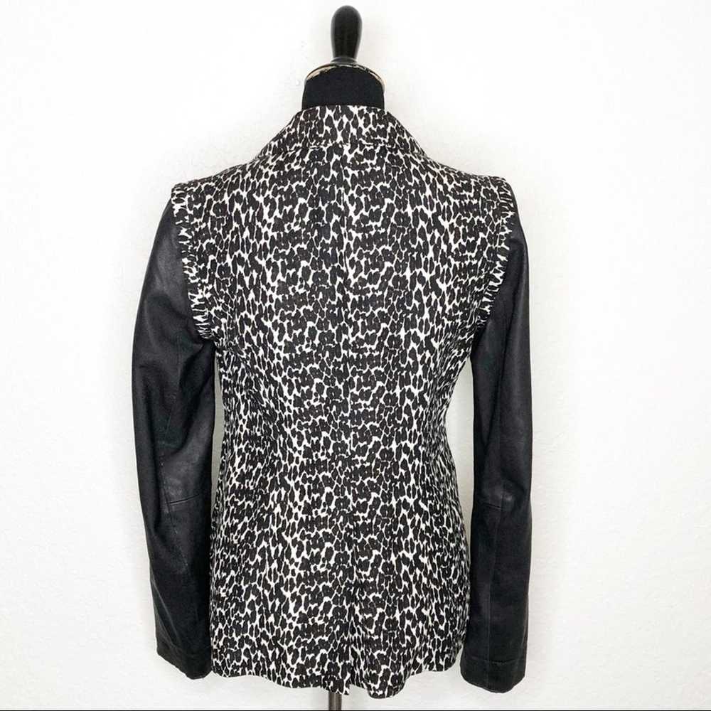 Plenty by Tracy Reese animal print leather sleeve… - image 2