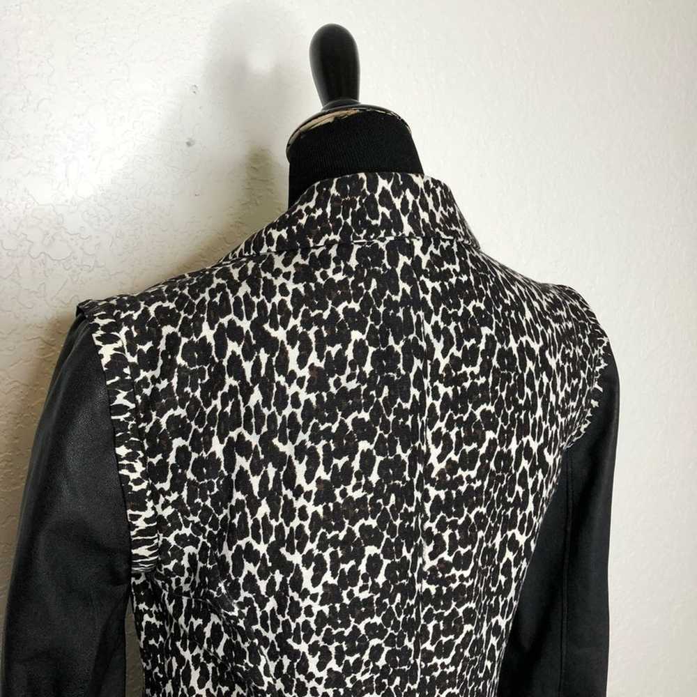 Plenty by Tracy Reese animal print leather sleeve… - image 7