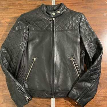 Vintage MODA INTERNATIONAL genuine leather black … - image 1