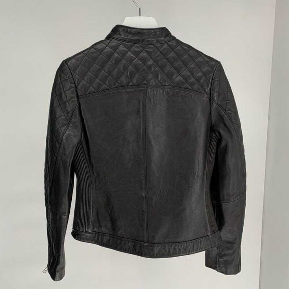 Vintage MODA INTERNATIONAL genuine leather black … - image 5