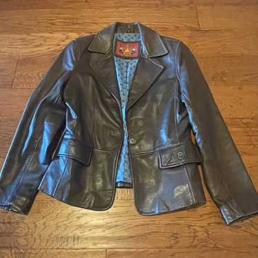 Rare 2007 Disneyland Disney Leather Jacket