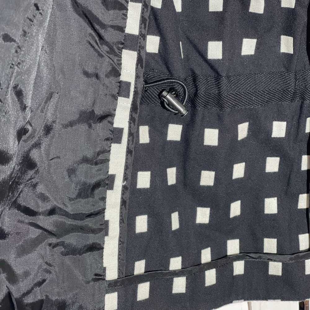 Akris Punto jacket Black White  1 Button Blazer S… - image 3
