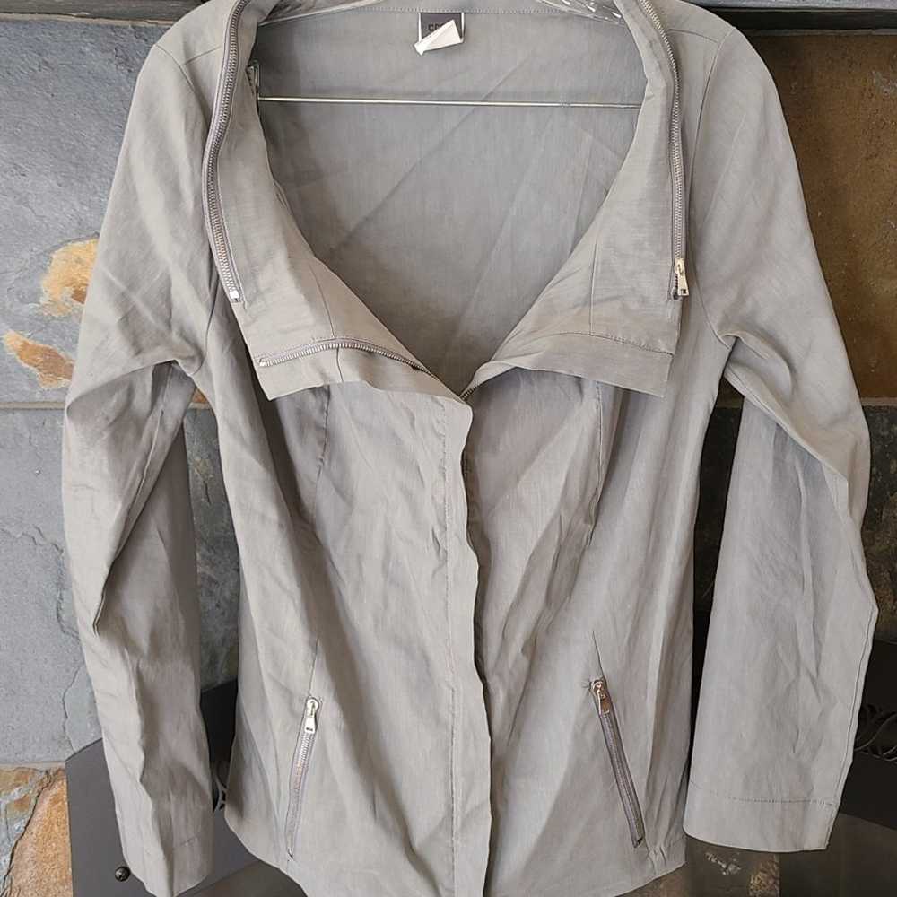 Crea Concept Women's Linen Zip-Front Jacket - image 1