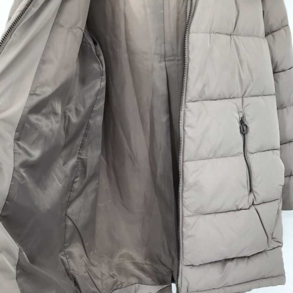 DKNY faux fur trim hooded puffer coat - image 9