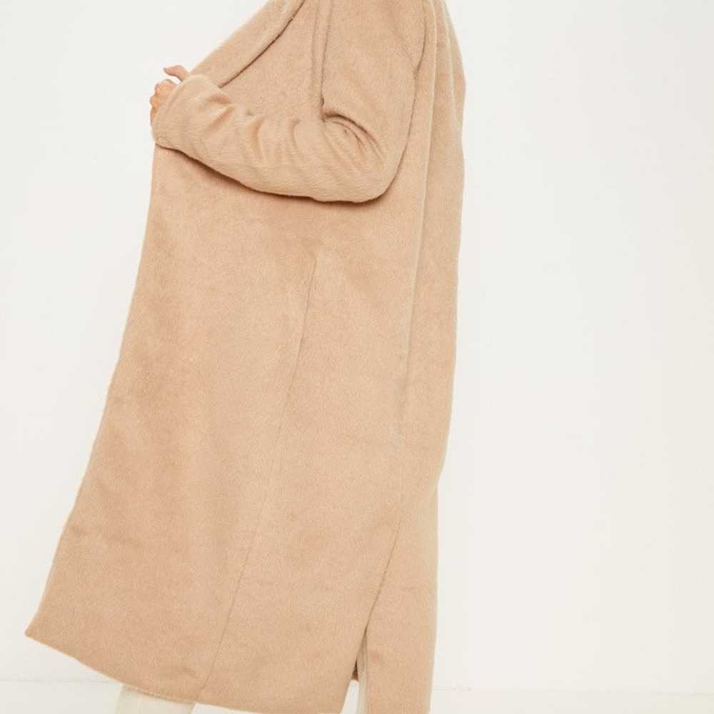 missguided camel duster long coat - image 4