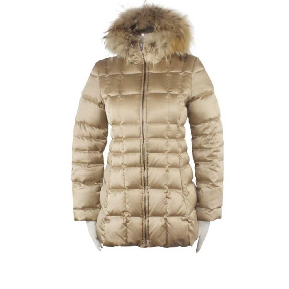 Andrew Marc Quilted Puffer Fur Hooded S - image 5