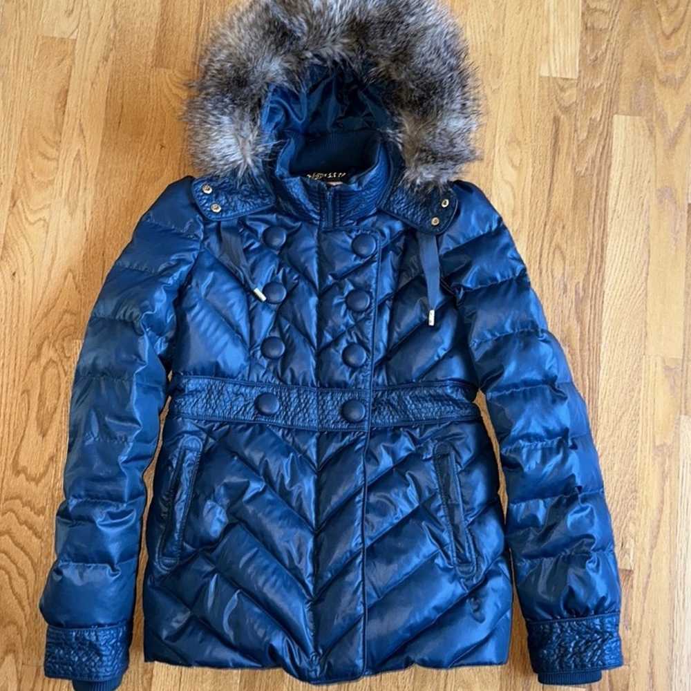 Juicy Couture Down Jacket with Faux Fur Hood - image 1