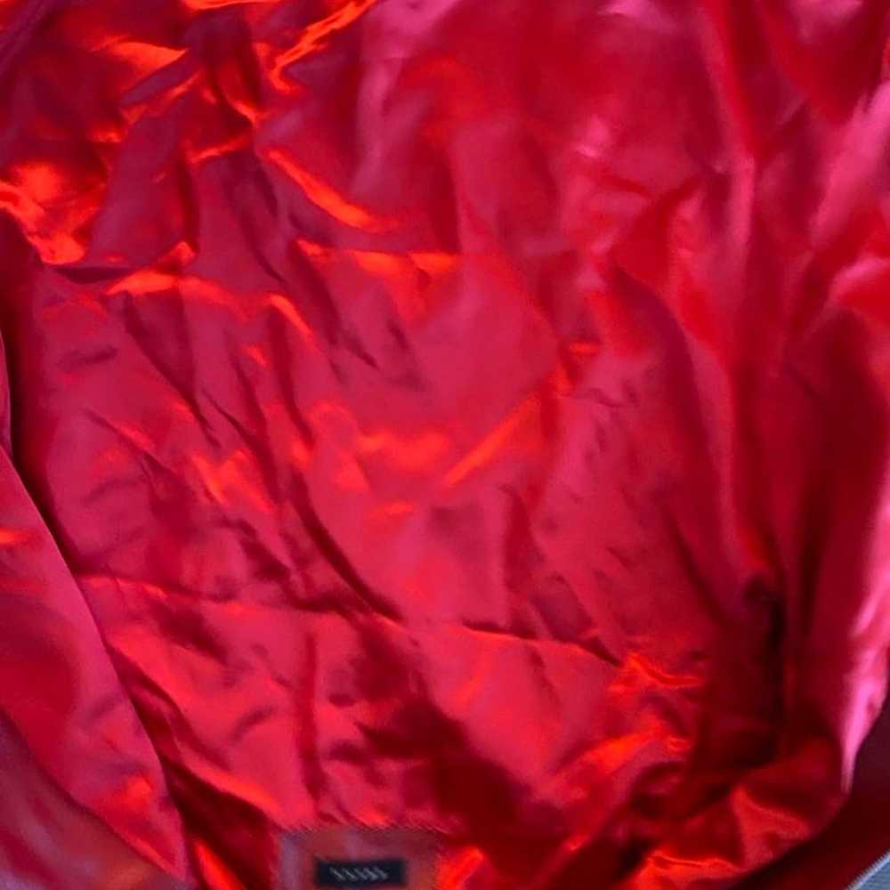 Antonia Rovira genuine Red leather bomber jacket - image 7