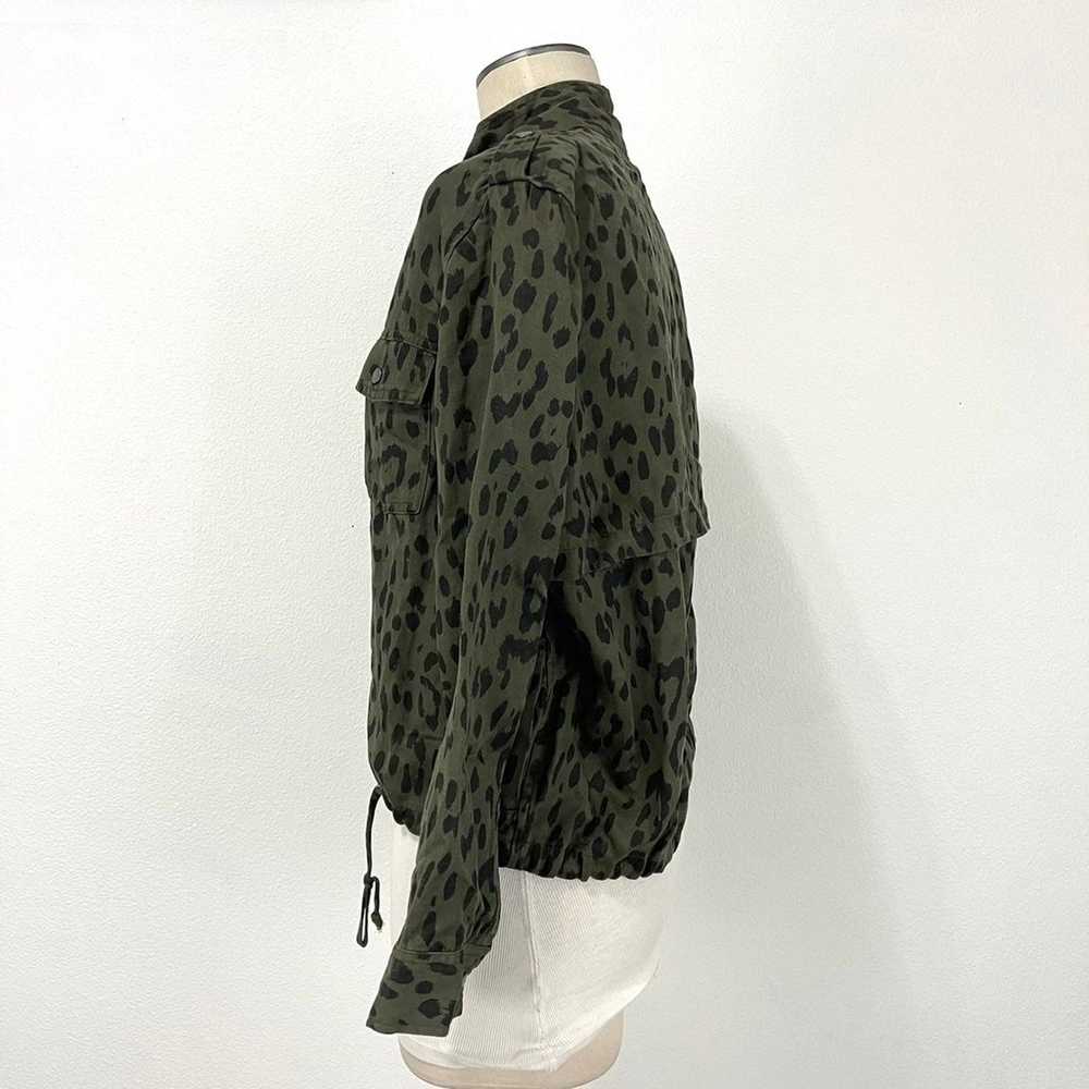 Rails- Collins Green Leopard Tencel Jacket Size M… - image 4