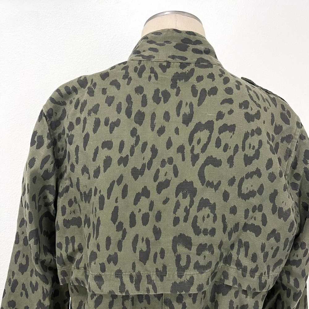 Rails- Collins Green Leopard Tencel Jacket Size M… - image 6