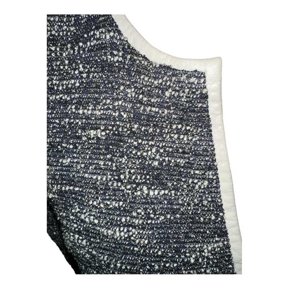 GERARD DAREL PARIS Metallic Tweed Blazer With Fau… - image 6