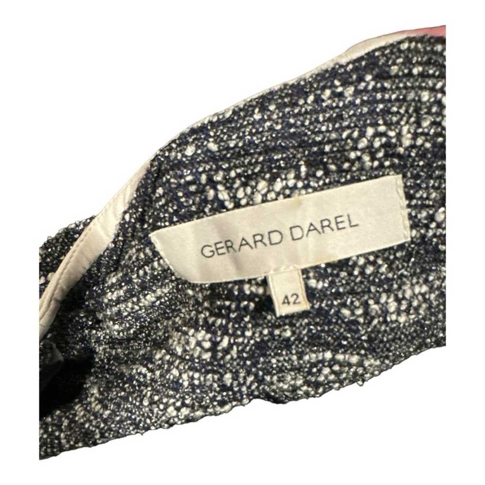 GERARD DAREL PARIS Metallic Tweed Blazer With Fau… - image 9