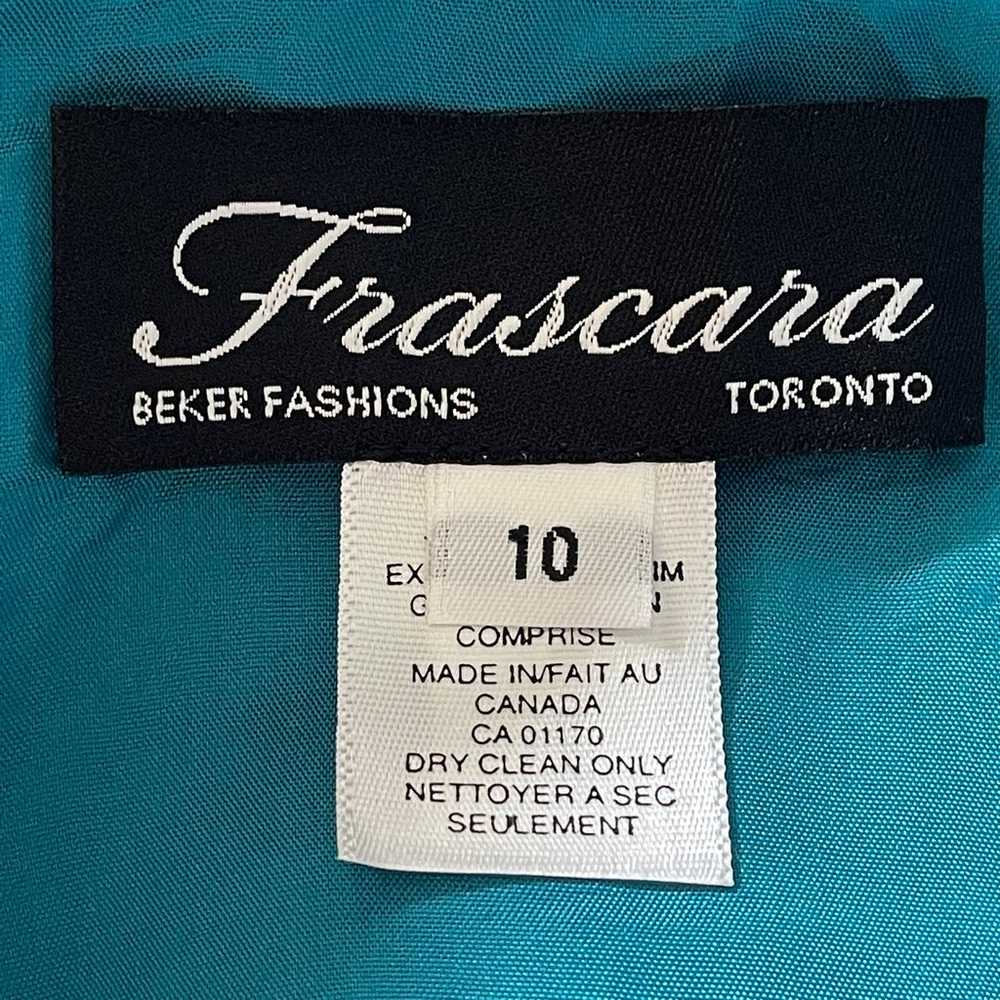 Frascara Beker Fashions 3/4 Sleeve Wrap Blouse Ja… - image 9