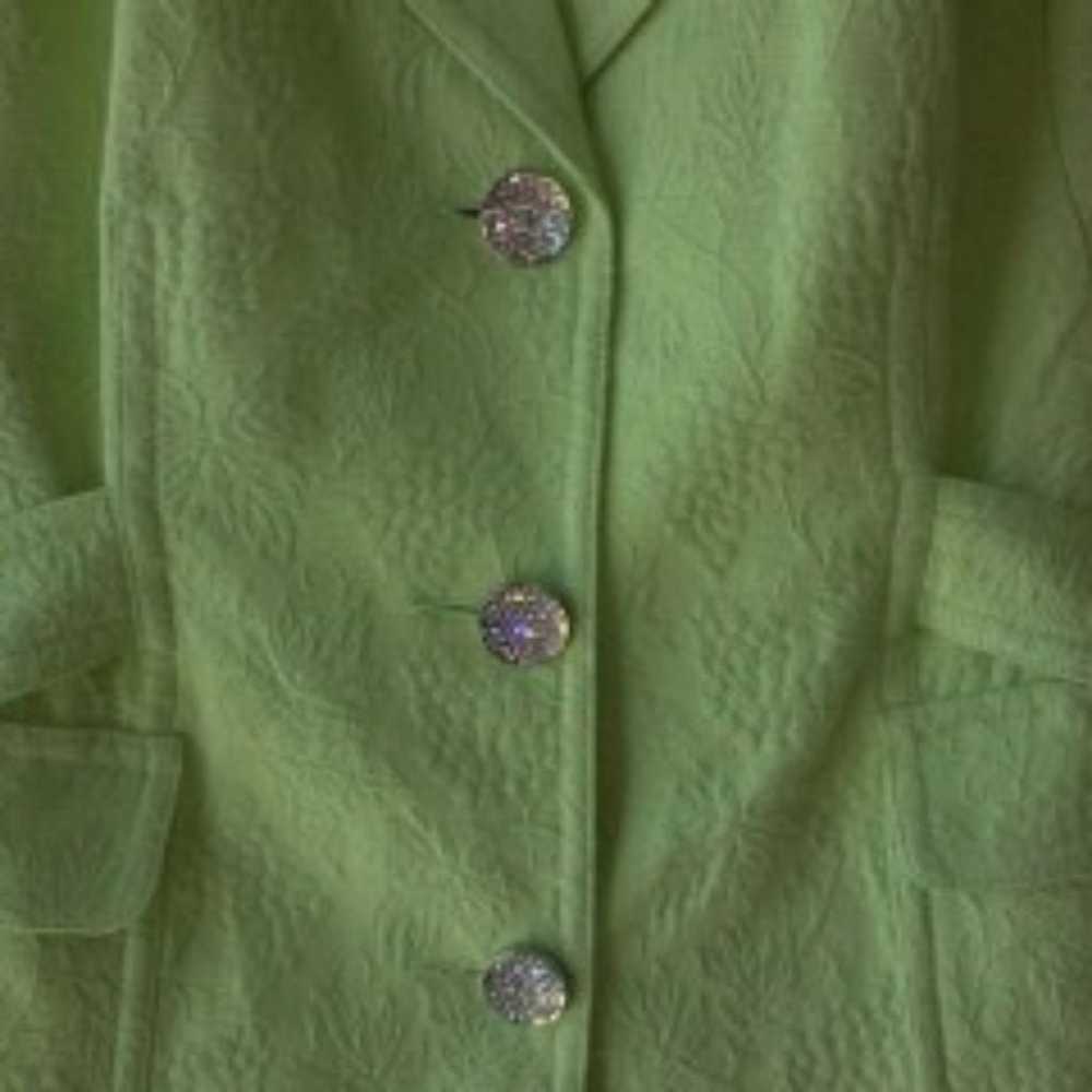 Vintage Jeweled Brocade Fancy Full Length Jeweled… - image 4