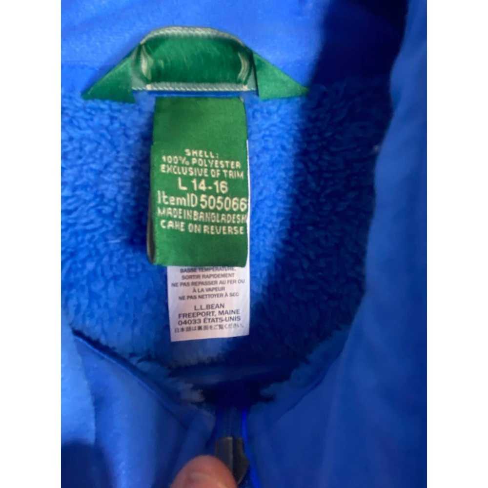 L.L. Bean 3 in 1 jacket Lrg Pink Blue - image 3