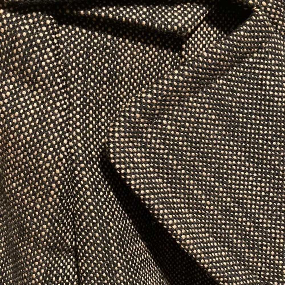 Zanella Platinum of Italy Black & Beige Tweed Coat - image 3