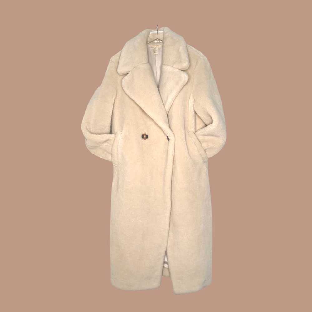H+M Faux Fur Coat | Sz. XS - image 2