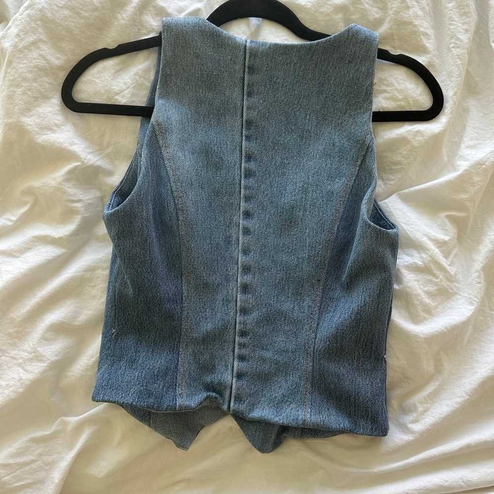 EB Denim Vest Size S - image 2