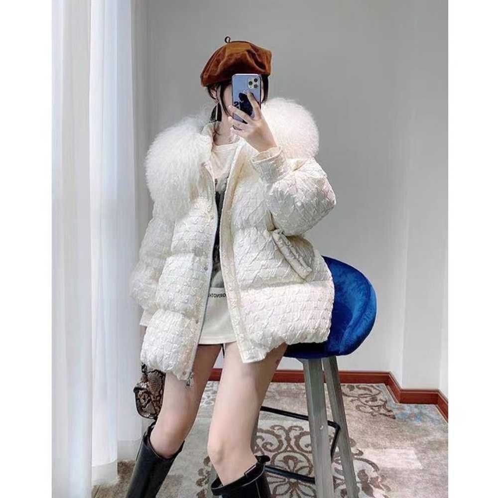 Winter new big fur collar down cotton-padded coat… - image 1