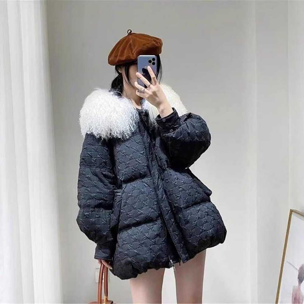 Winter new big fur collar down cotton-padded coat… - image 2