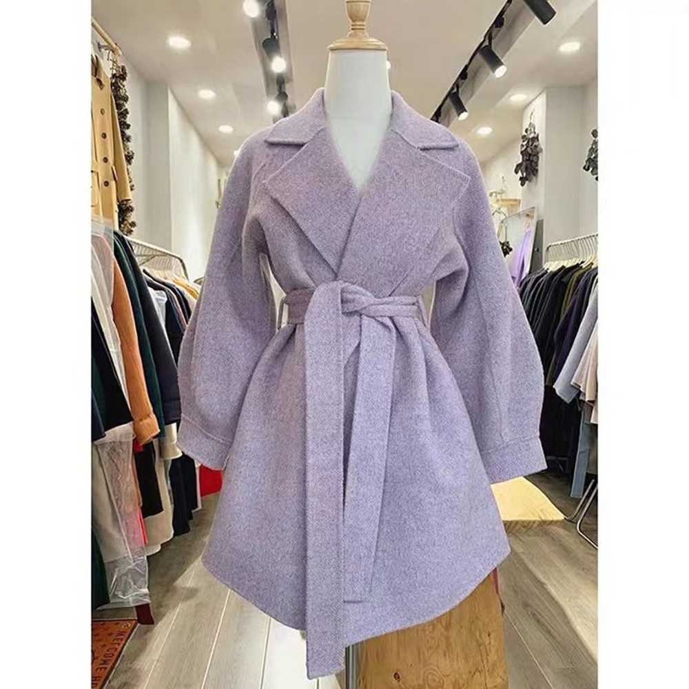 Korean high sense Hepburn wind small coat women w… - image 2